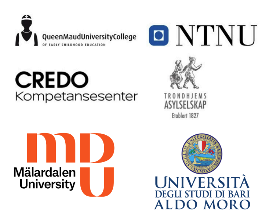 FOOD4KIDS bidragsytere, DMMH, NTNU, Credo, Trondhjems asylselskap, Mälardalen University, Universitá degli studi di bari aldo moro