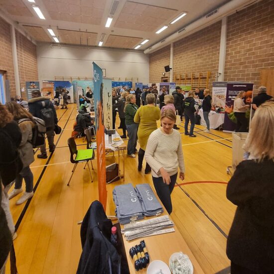 Karrieredag ved Dronning Maud. Gymsalen 13.01.2025