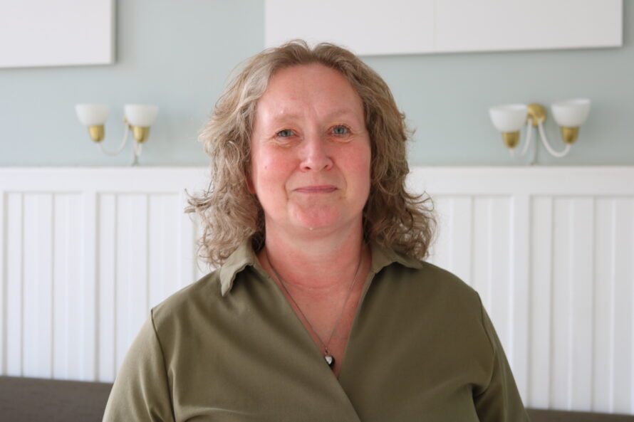 Portrett av en kvinne.