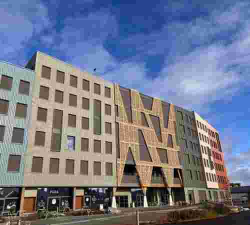 Et bilde som viser vårt campus i Kristiansund