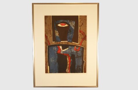 Fatima Bilde av et litografi i farger av Stig Andersen.
80 x 65 cm
Plassert i korridor mellombygg 3 etasje