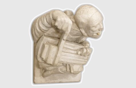 Gipsskulpturer / relieff, 1 av 2 Gipsskulpturer / relieff, 1 av 2