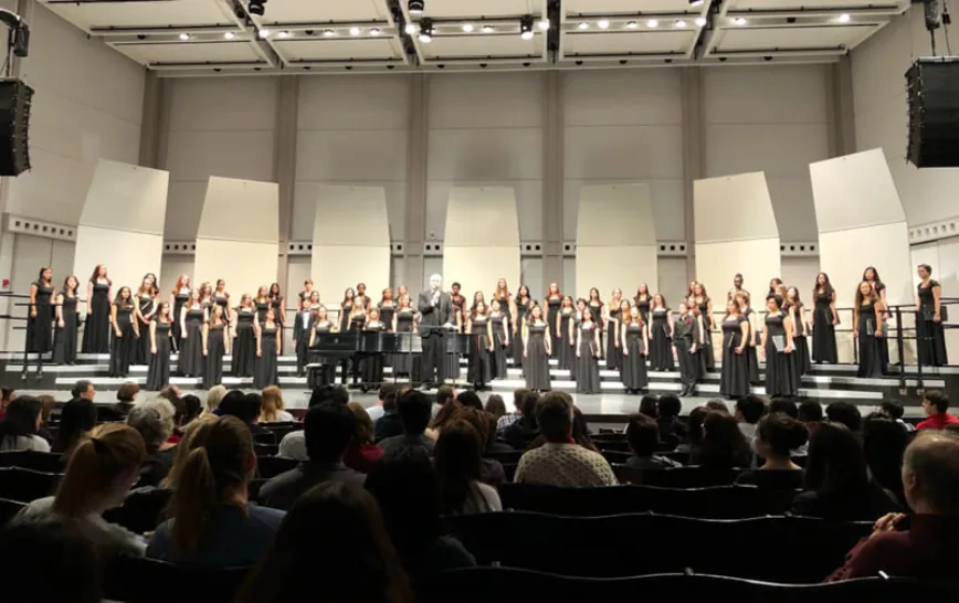 Cornell University Chorus performing Hanne Bæverfjord's composition It comes Unadorned, based on a poem by Toni Morrison.