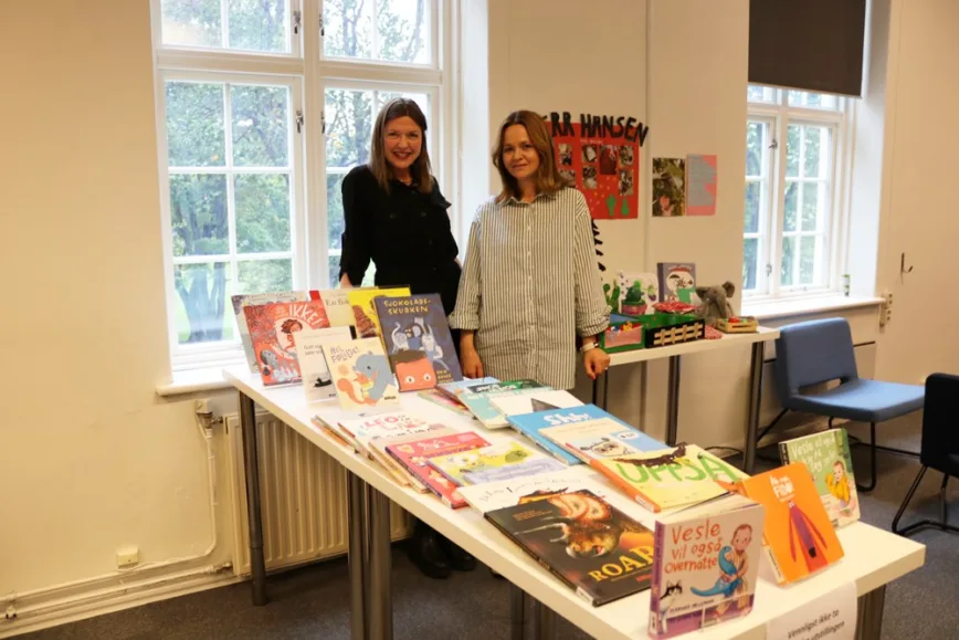 Billedbøker og leik henger tett sammen, sier Therese Paulsen og Cecilie Fodstad fra DMMH Billedbøker og leik henger tett sammen, sier Therese Paulsen og Cecilie Fodstad fra DMMH